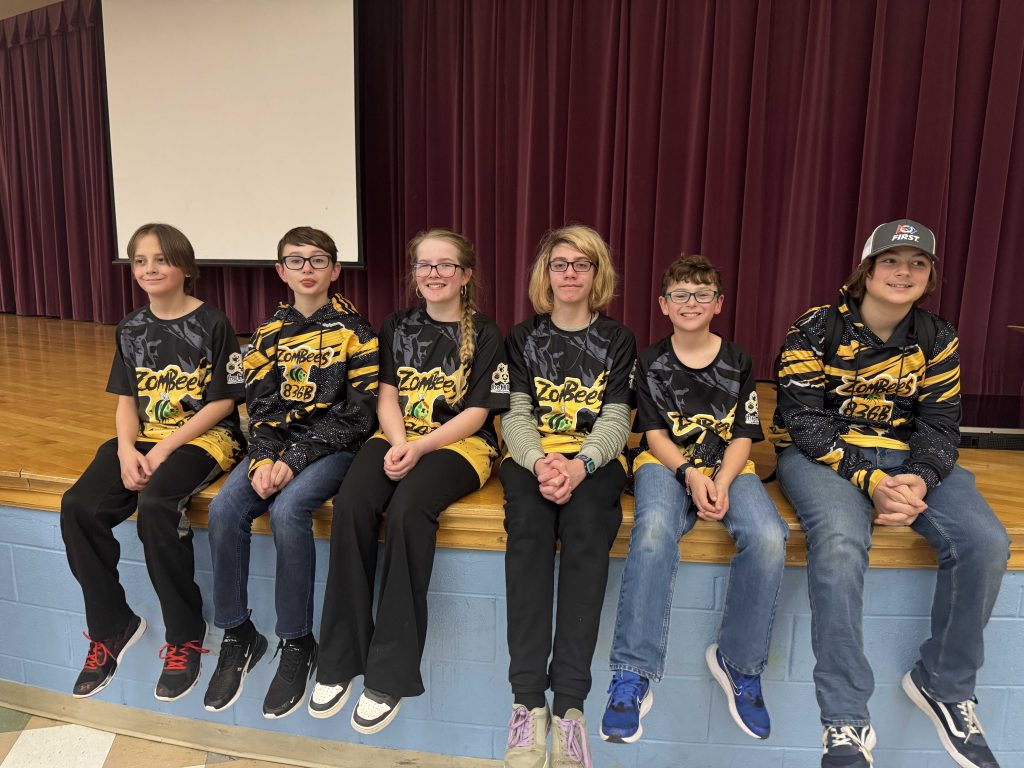 A shot of team 836B at the 2025 VEX IQ competition.